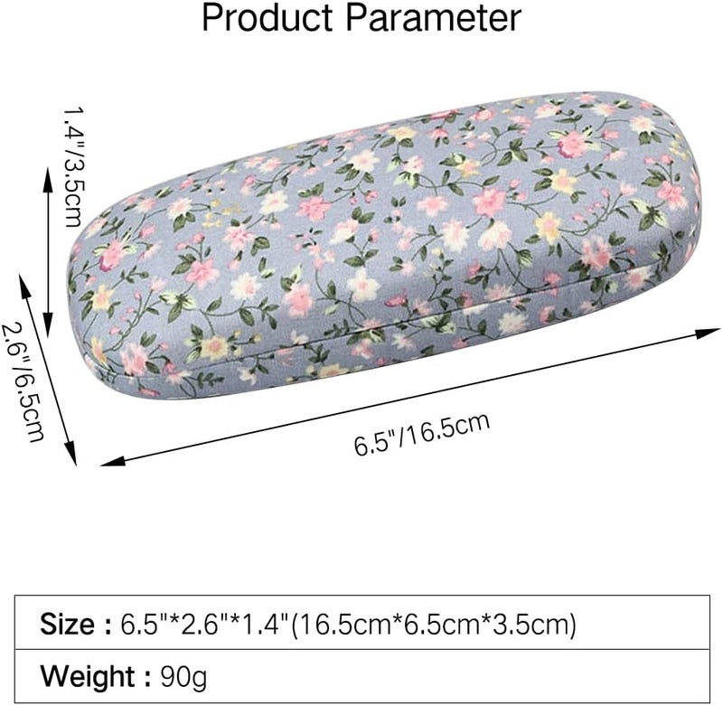 PERFECTSIGHT Store Hard Shell Eyeglasses Case, Kawaii Protective Glasses Case for Kids, Cute Eyeglass Case for Women Men Girls - Image 2